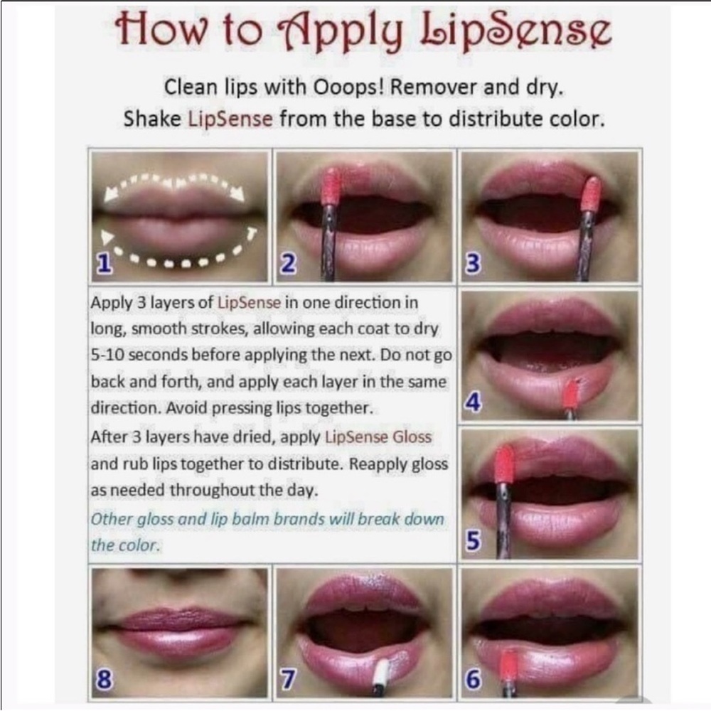 New LipSense Cream Pink Glossy lip color - Picture 7 of 9